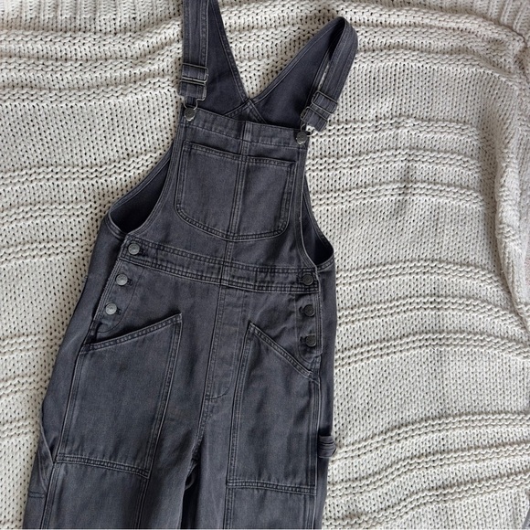 NWT Madewell Denim Oversized Carpenter Overalls XXS - Picture 5 of 9
